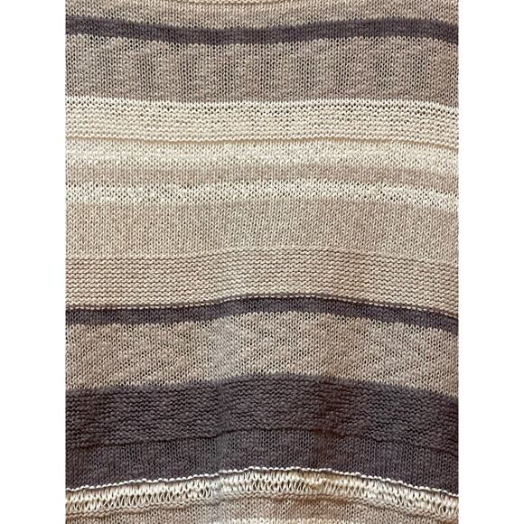 Max Studio Sweater Womens Stripe Long Sleeve Pullover X Small - Picture 2 of 5